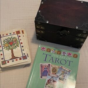 The Art of Tarot Set with Wooden Box